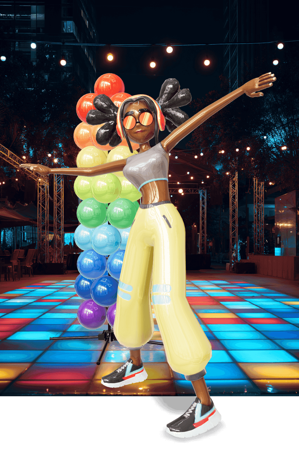 Configurateur de couleurs 3D PilaMania – créez votre propre décoration en ballons