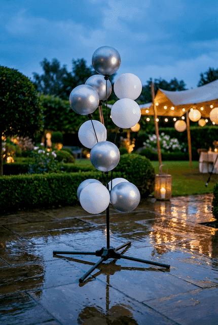 Décoration anniversaire résistante aux intempéries parfaite en toute saison