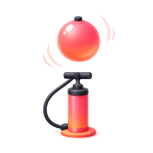 Gonfler un ballon avec une pompe à vélo - facile sans hélium
