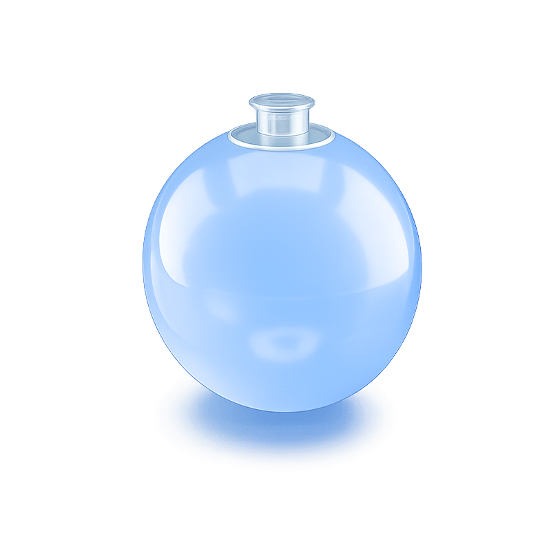 Ballon réutilisable PilaMania bleu bébé