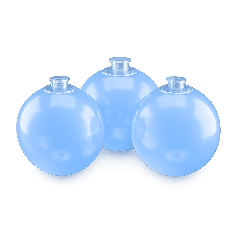 Ballon réutilisable PilaMania bleu bébé
