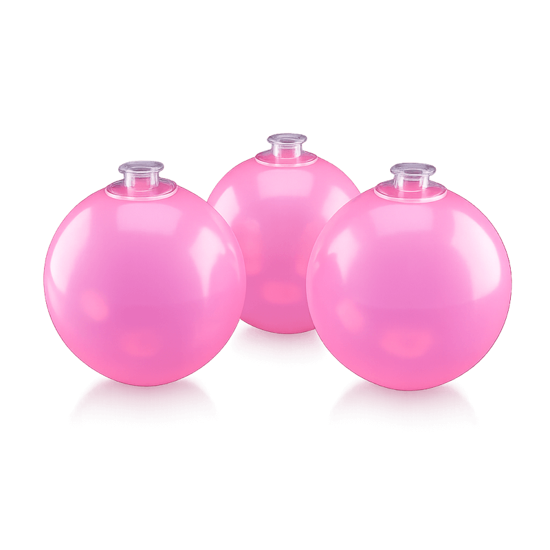 Ballon réutilisable PilaMania rose bébé