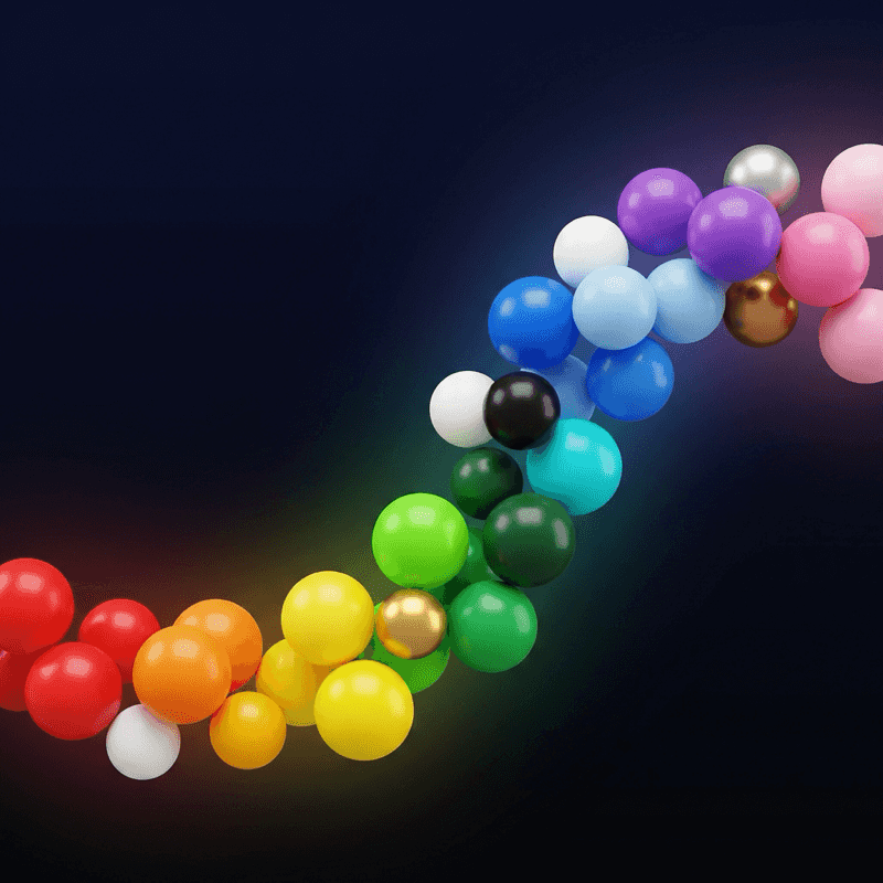 Ballons réutilisables PilaMania colorés dans différentes couleurs