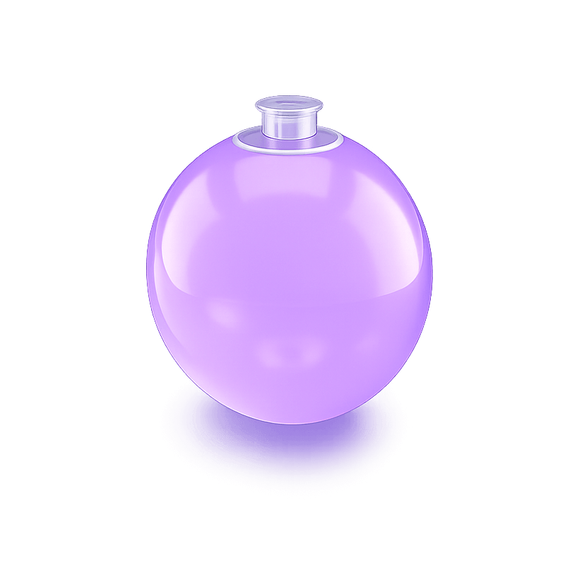 Ballon réutilisable PilaMania violet clair