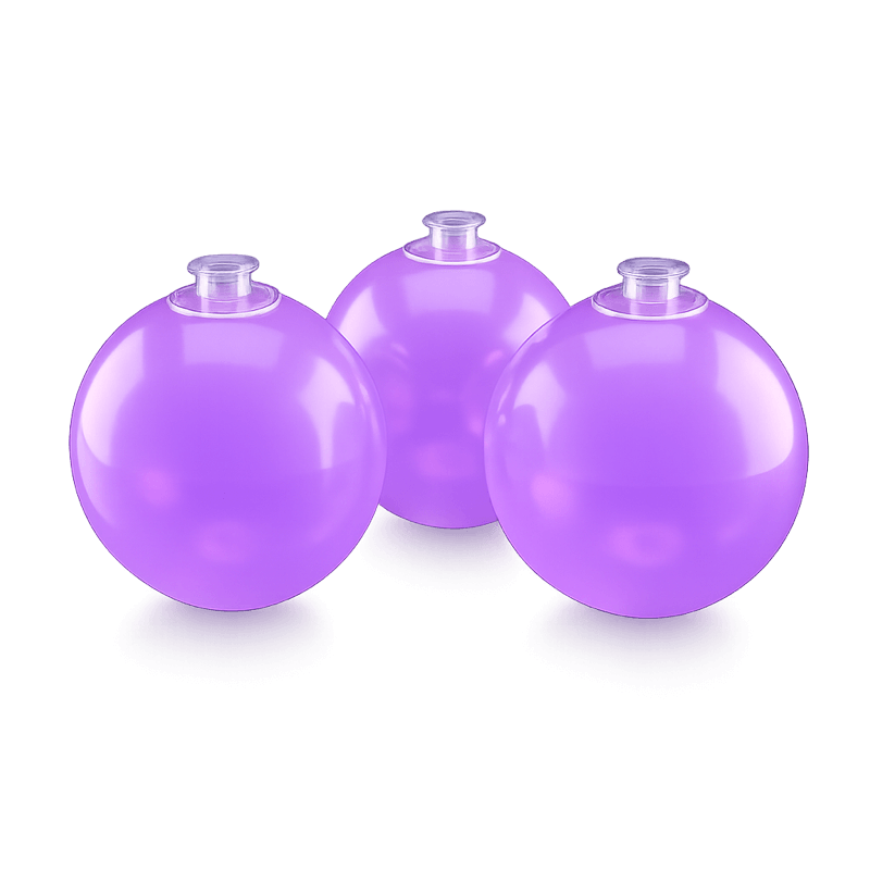 Ballon réutilisable PilaMania violet clair