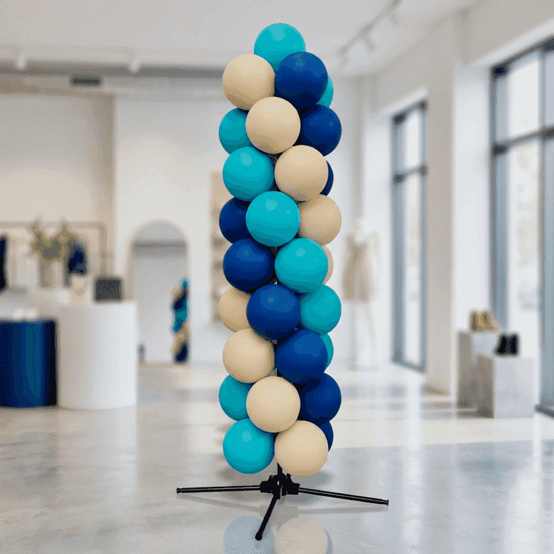 Pilier de ballons standard PilaMania - configuration de base compacte