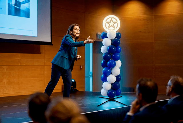 Pilier de ballons pour les occasions spéciales, célébration d'anniversaire et décoration de cérémonie d'ouverture