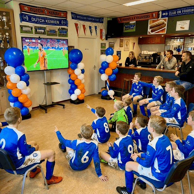 Décoration de ballons spécialement pour les événements de football