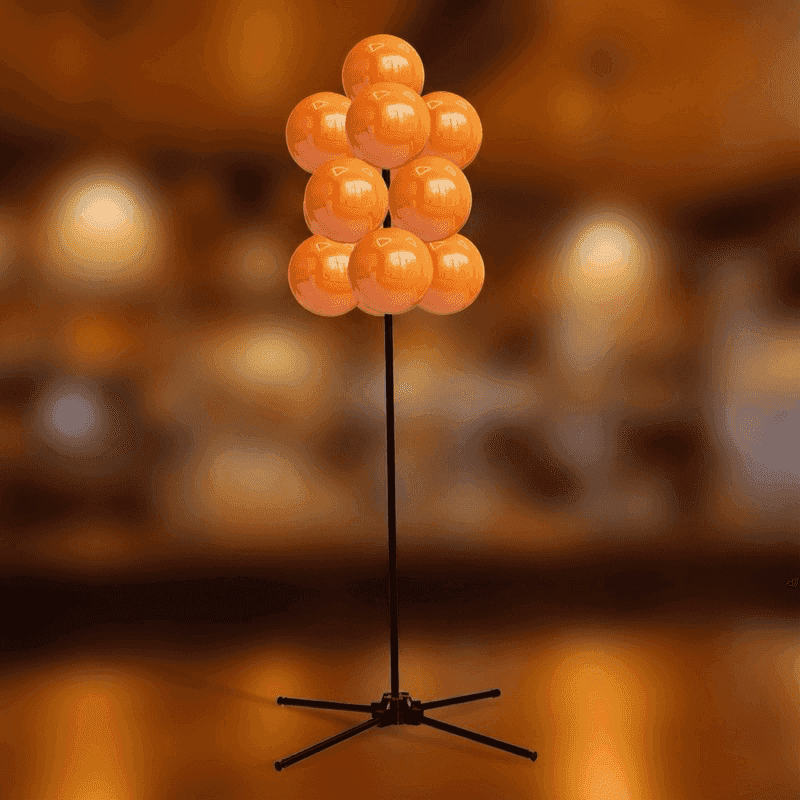 Grappe de Ballons PilaMania orange comme décoration flexible