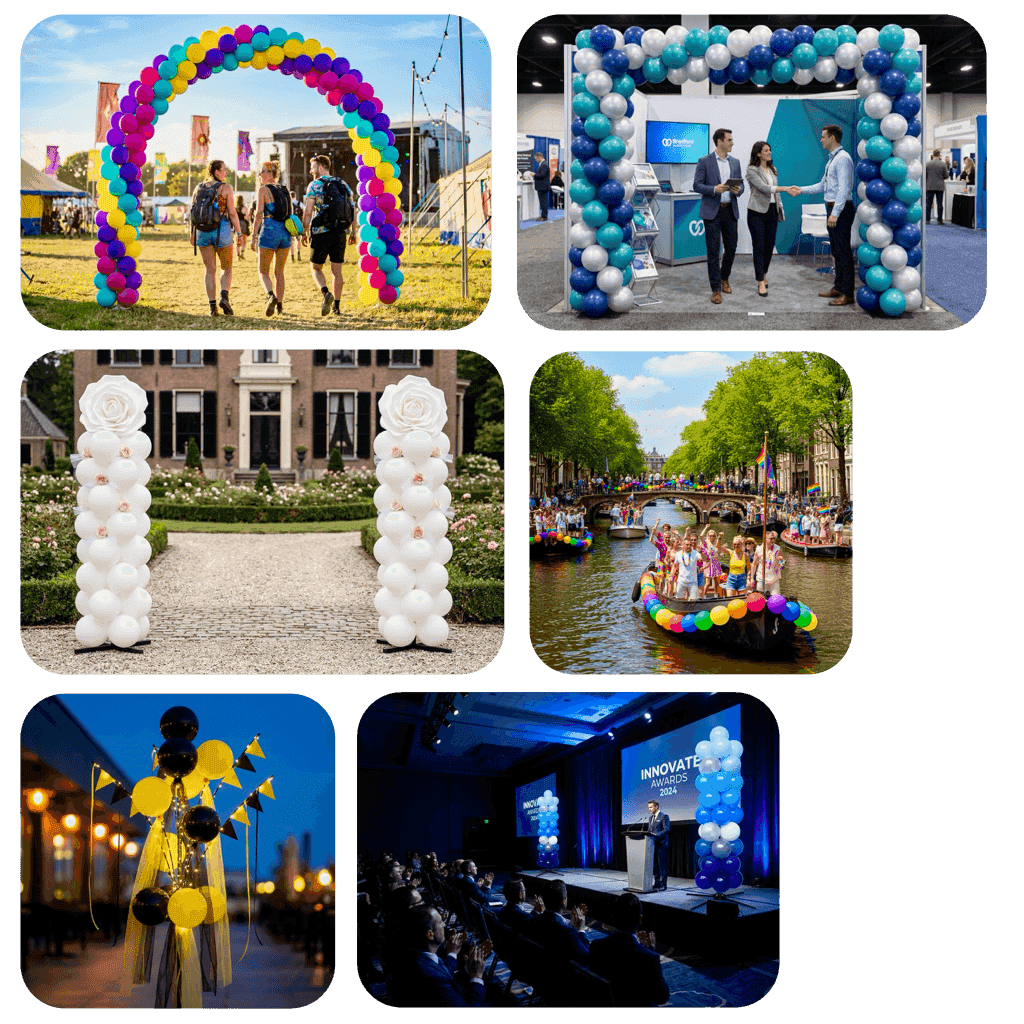 Décoration PilaMania lors d'un événement d'entreprise professionnel et activation de marque