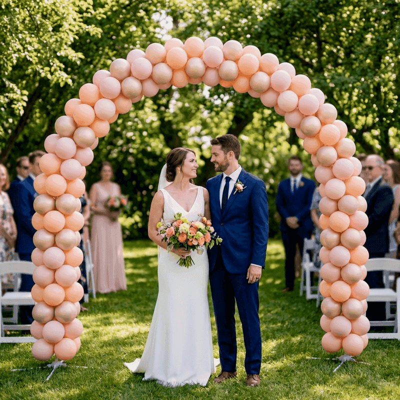 Décoration en ballons pour mariage – arche de ballons PilaMania