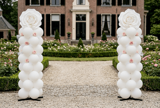 Résultat professionnel avec décoration en ballons réutilisables PilaMania