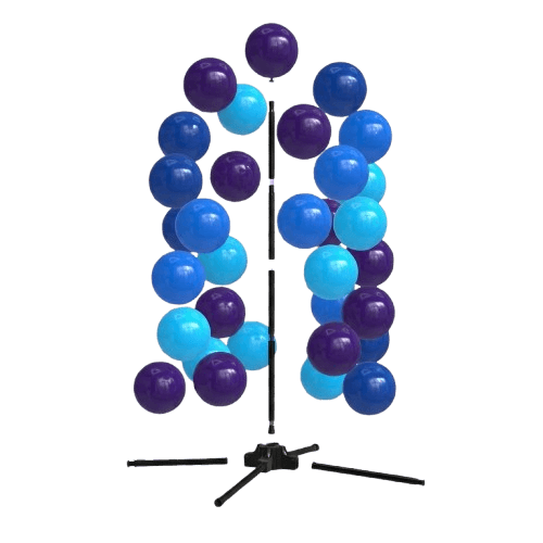 Vue éclatée du système de décoration modulaire PilaMania avec les composants mis en évidence