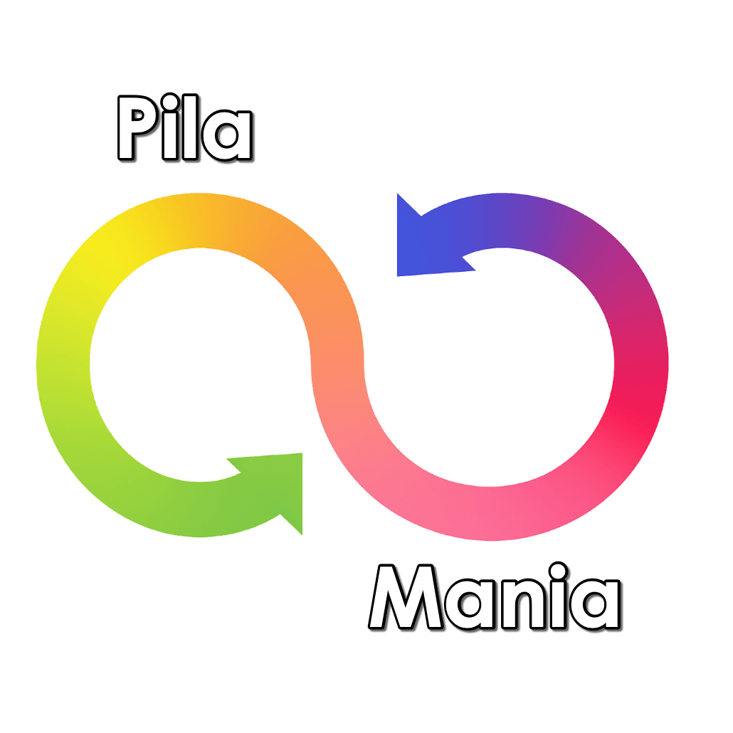 Logo PilaMania - symbole Pila et Mania