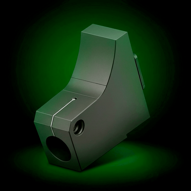 Module d'angle PilaMania en ABS recyclé anthracite — pour changements de direction, pieds en X et constructions de portiques