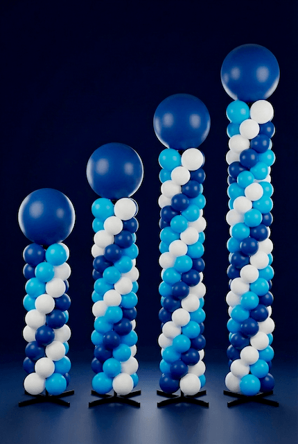 Décoration de ballons modulable en différents formats