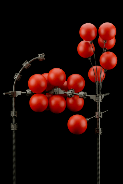 Décoration de ballons créative en formes sur mesure uniques