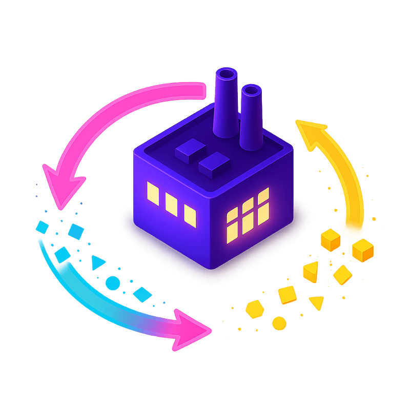 Processus de refabrication - les composants obtiennent une nouvelle vie de produit