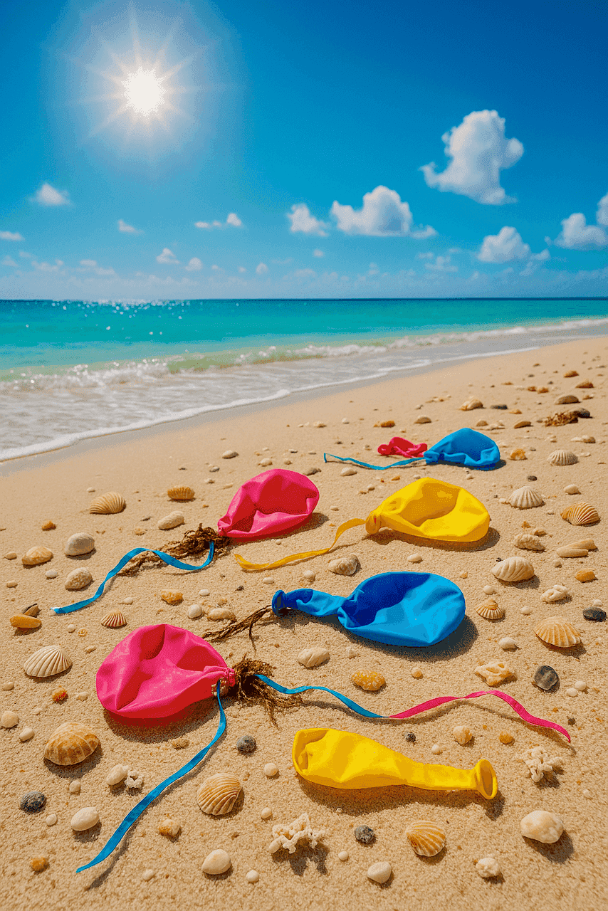 Pollution plastique dans la nature